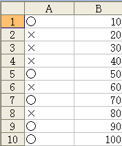 エクセルの配列数式の考え方：例題１